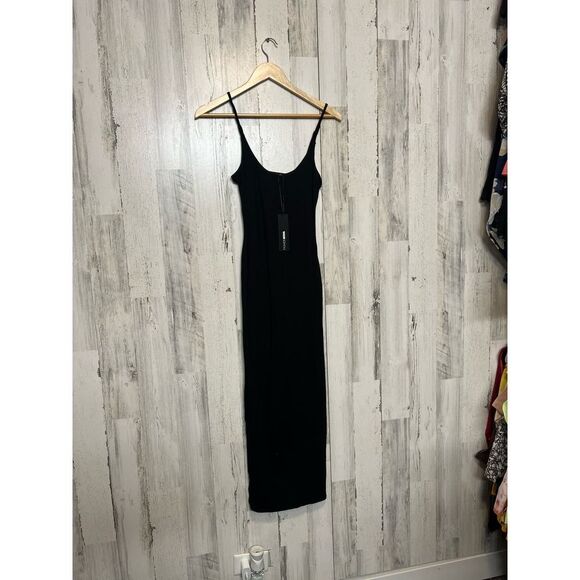 Fashion nova black midi dress size small - Picture 4 of 6